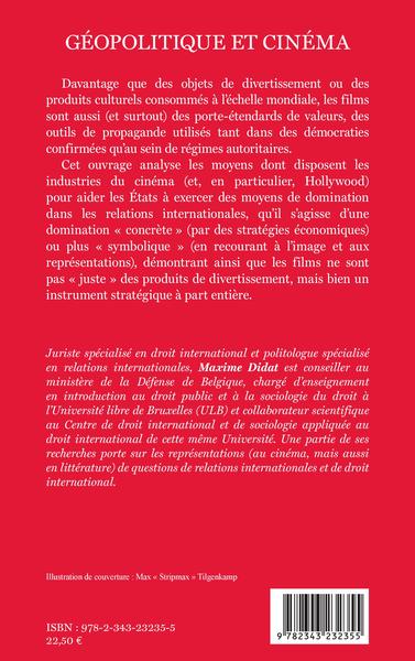 Géopolitique et cinéma, Image (s) de la puissance, puissance des images (9782343232355-back-cover)