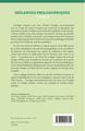 Mélanges philosophiques Volume 5, L'écologie dans tous ses états (9782343221342-back-cover)