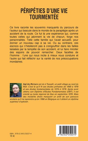 Péripéties d'une vie tourmentée, Récit biographique (9782343250274-back-cover)