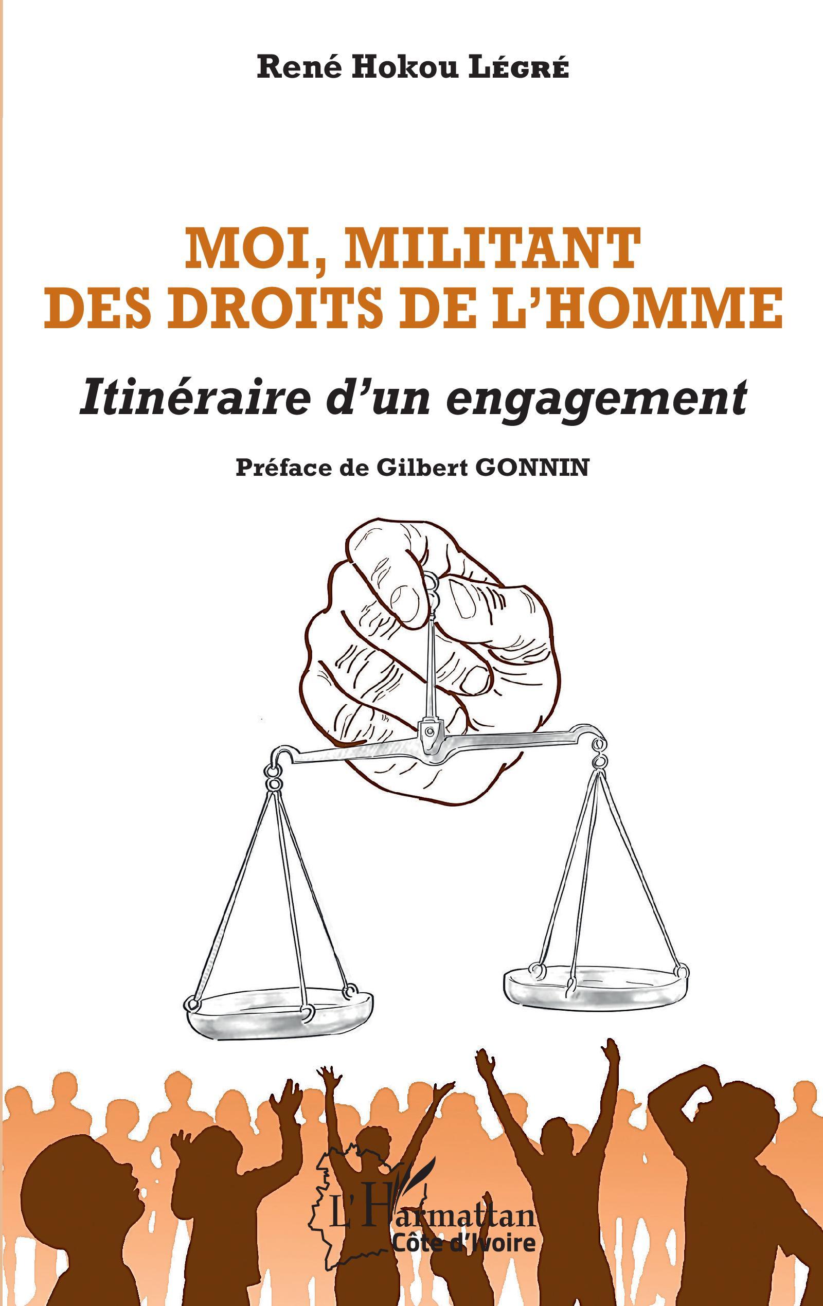 Moi, militant des Droits de l'Homme, Itinéraire d'un engagement (9782343251974-front-cover)