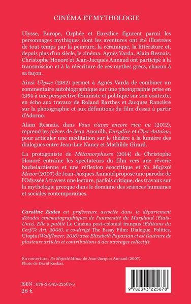 Cinéma et mythologie, Varda, Resnais, Honoré, Annaud (9782343225678-back-cover)