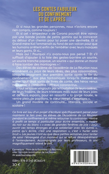 Les contes fabuleux du confinement et de l'après..., La Réunion, ma Réunion au temps du confinement (9782343206639-back-cover)