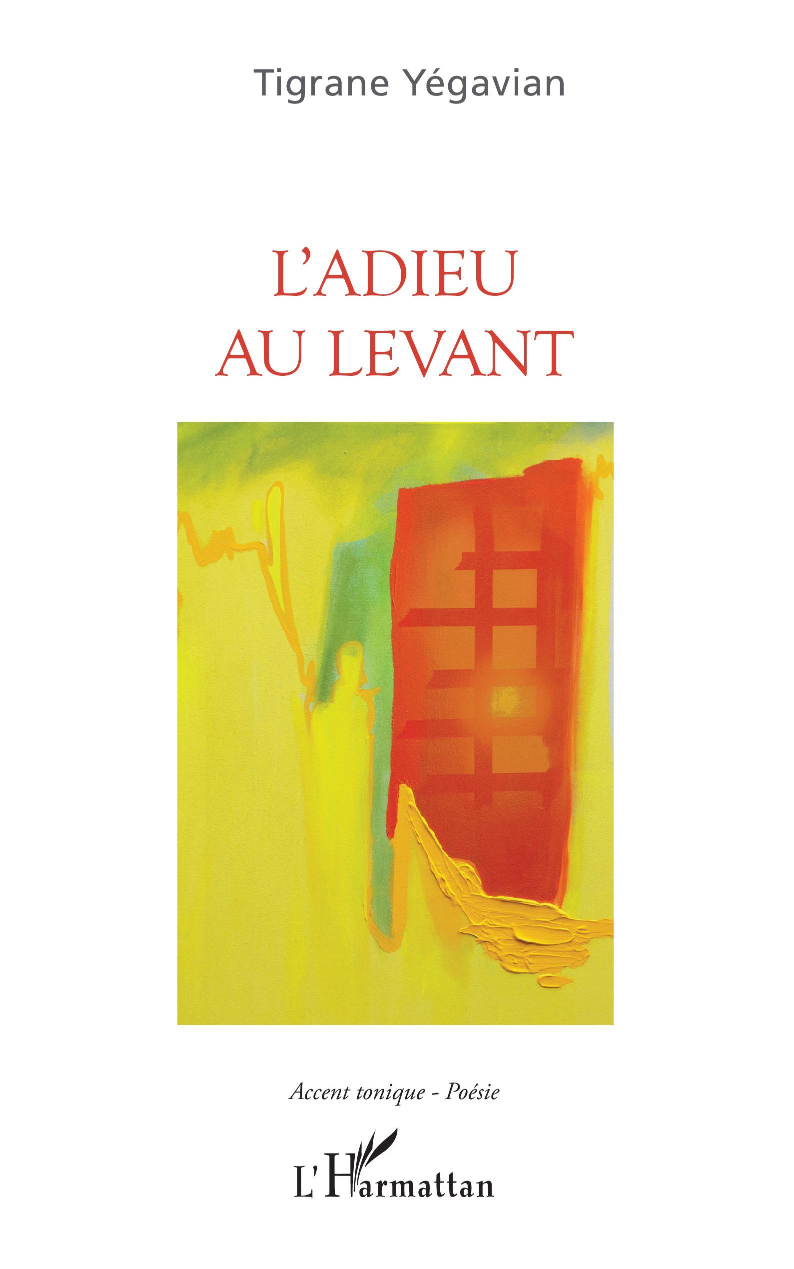 L'adieu au levant (9782343254050-front-cover)