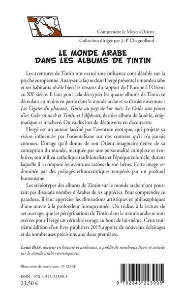Le monde arabe dans les albums de Tintin, Nouvelle édition revue et augmentée (9782343223995-back-cover)