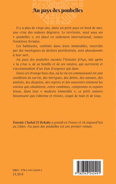 Au pays des poubelles, Roman (9782343242491-back-cover)