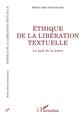 ÉTHIQUE DE LA LIBÉRATION TEXTUELLE, Le pied de la lettre (9782343202310-front-cover)