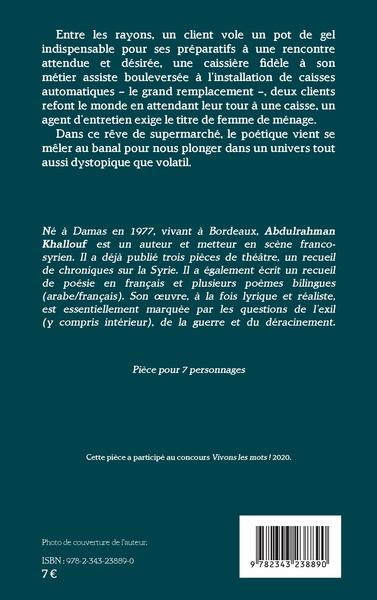 Le discours de la dernière caissière du supermarché (9782343238890-back-cover)