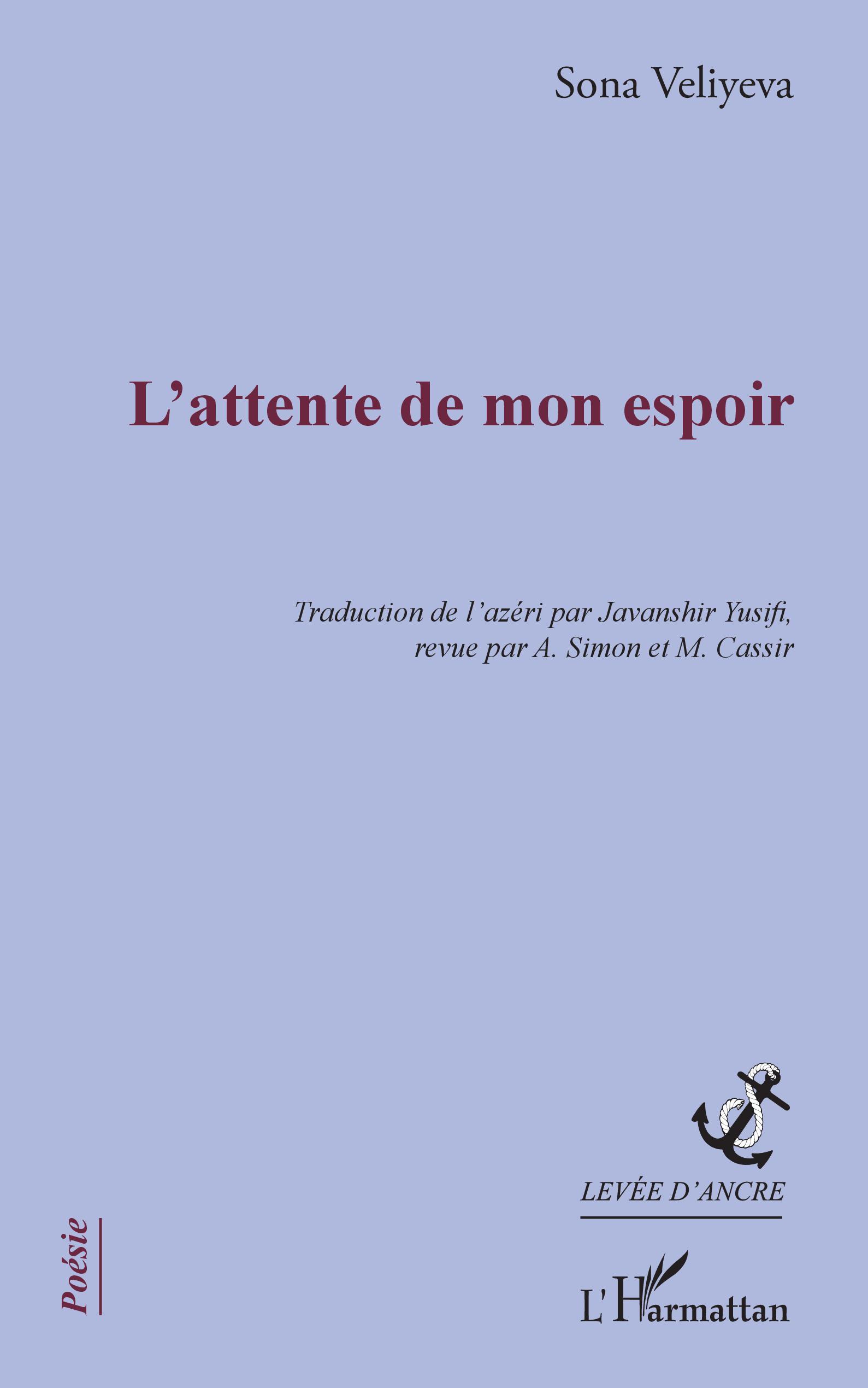 L'attente de mon espoir (9782343250625-front-cover)