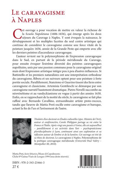 Le caravagisme à Naples, Polymorphisme de la poétique caravagesque méridionale (9782343234663-back-cover)
