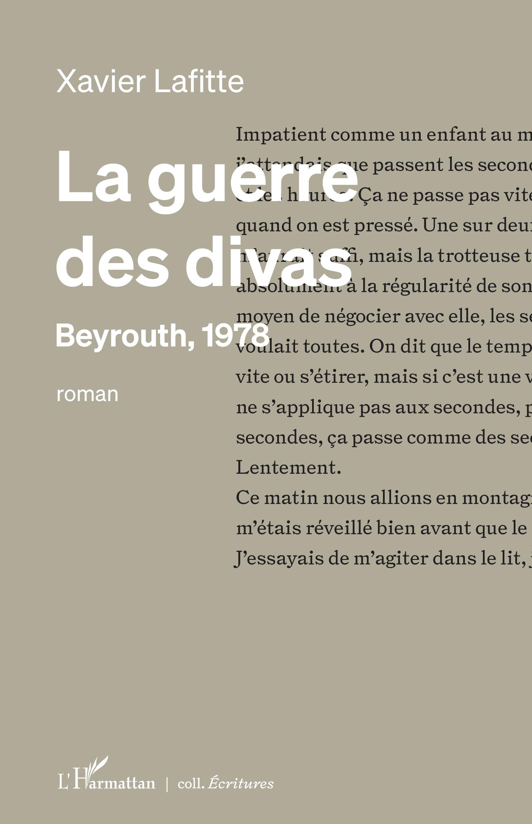 La guerre des divas, Beyrouth, 1978 (9782343248332-front-cover)