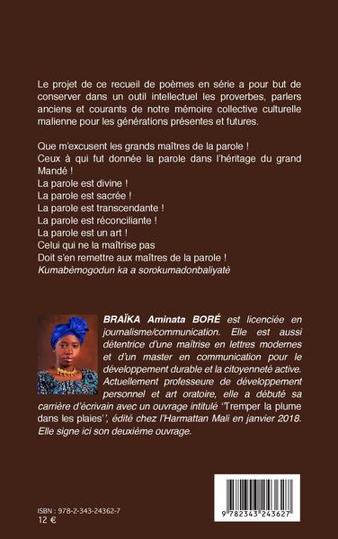Carnet de mon pays Tome 1, Recueil de poèmes (9782343243627-back-cover)