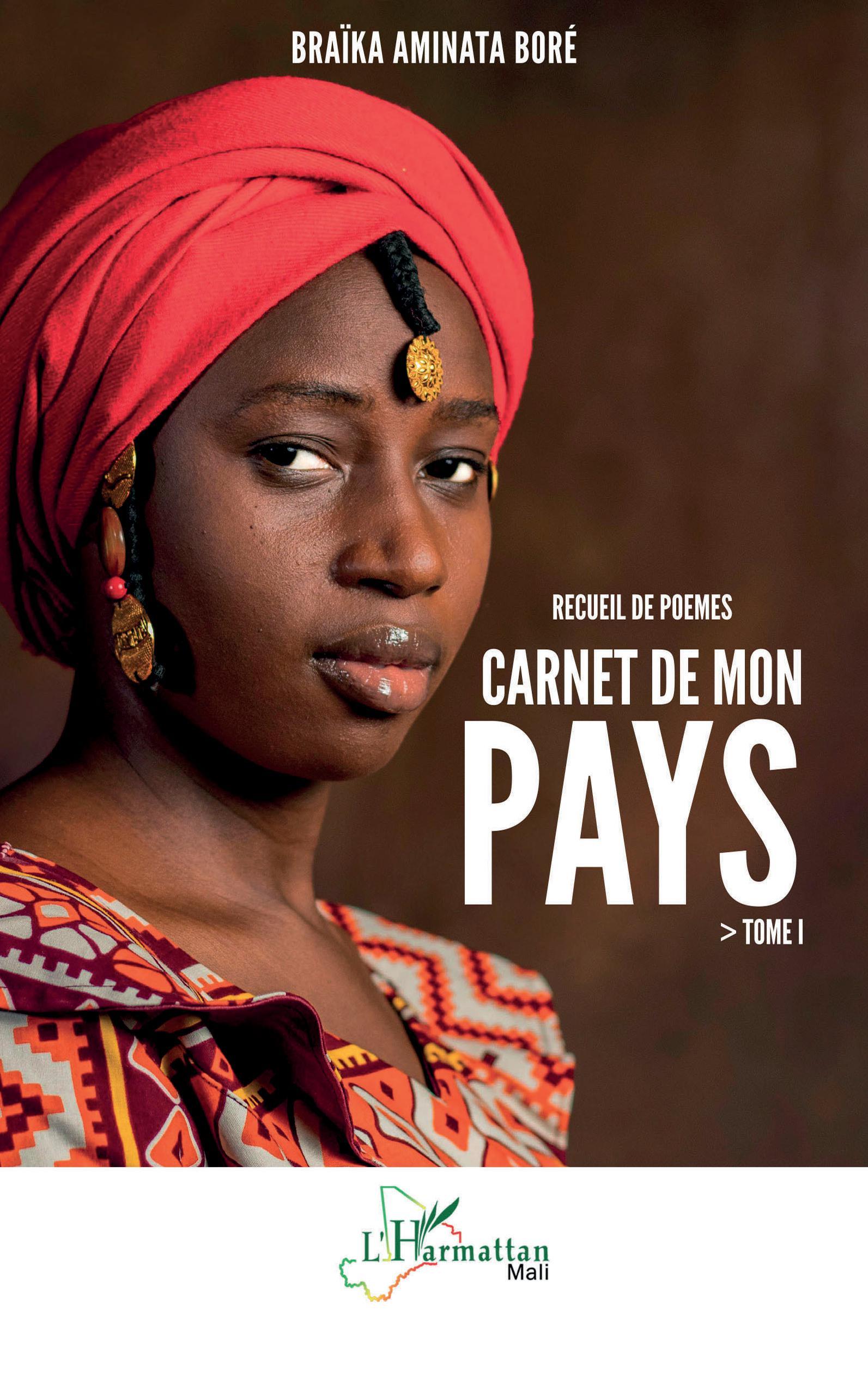 Carnet de mon pays Tome 1, Recueil de poèmes (9782343243627-front-cover)