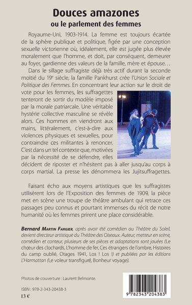 Douces amazones, Ou le parlement des femmes (9782343204383-back-cover)