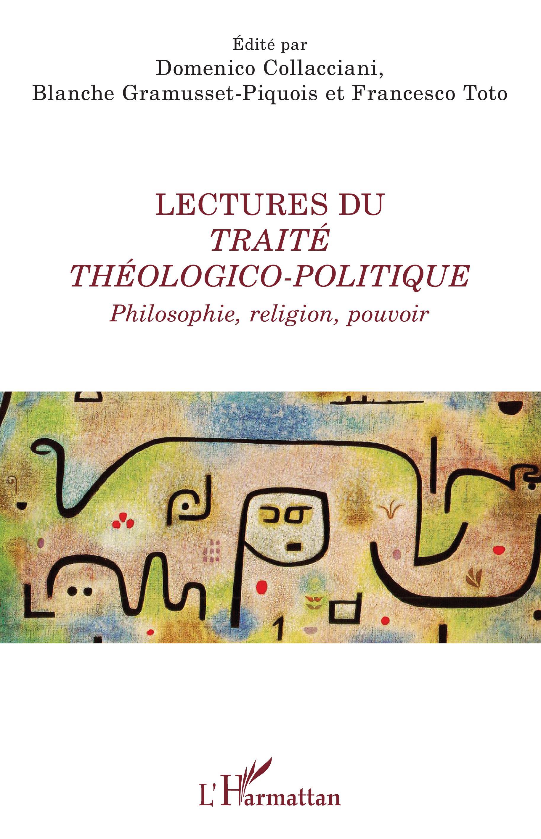 Lectures du Traité théologico-politique, Philosophie, religion, pouvoir (9782343236537-front-cover)