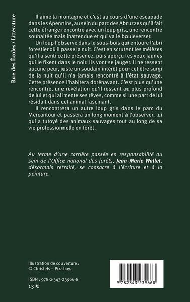 La caresse du loup (9782343239668-back-cover)