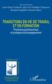 Transitions en vie de travail et en formation (9782343236421-front-cover)