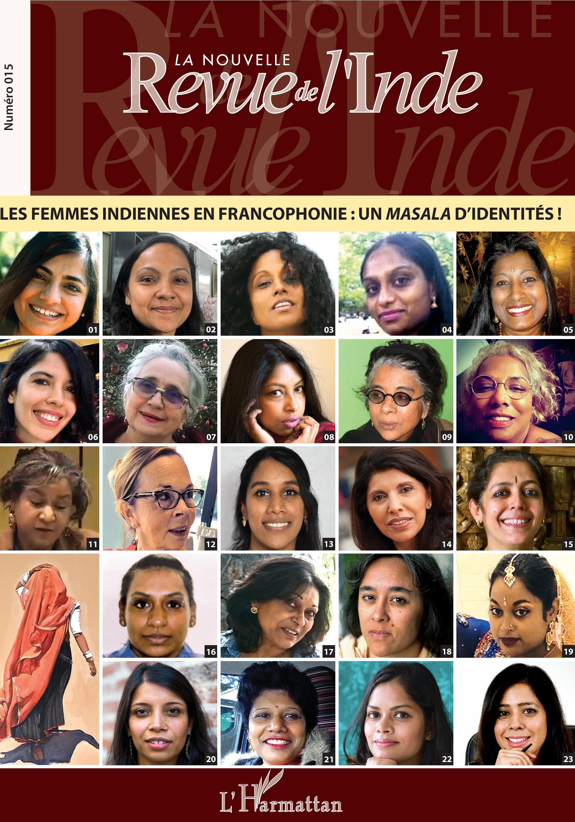 La Nouvelle revue de l'Inde, Les femmes indiennes en francophonie : un masala d'identités ! (9782343209333-front-cover)