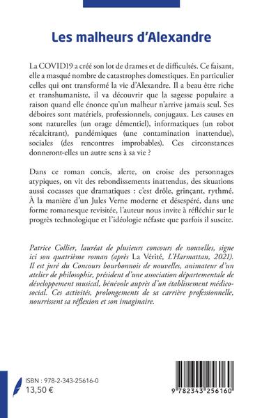 Les malheurs d'Alexandre, Roman (9782343256160-back-cover)
