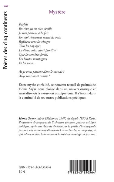 Mystère (9782343250564-back-cover)