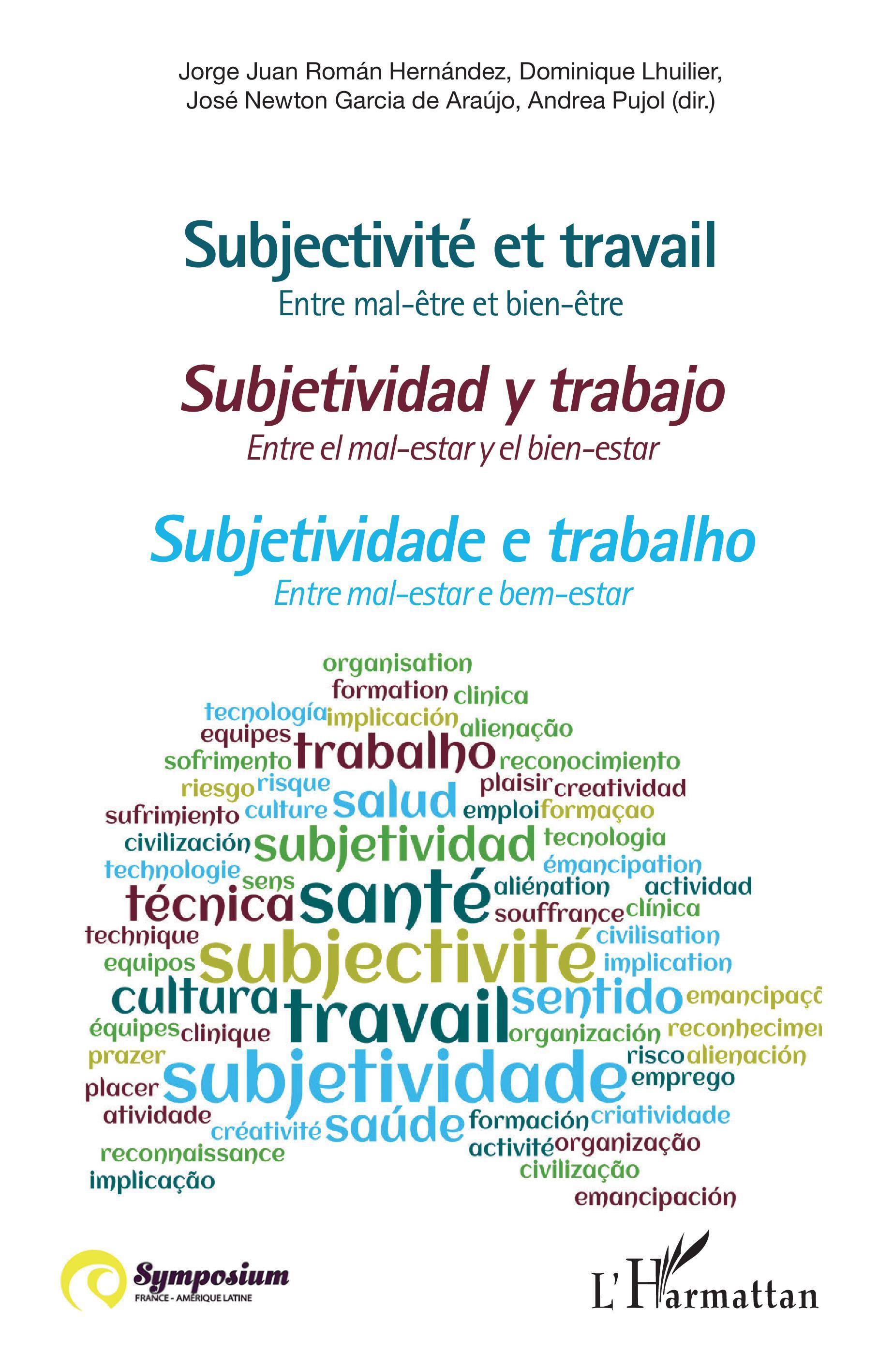 Subjectivité et travail, Entre mal-être et bien-être (9782343205090-front-cover)