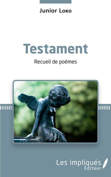Testament. Recueil de poèmes (9782343233192-front-cover)