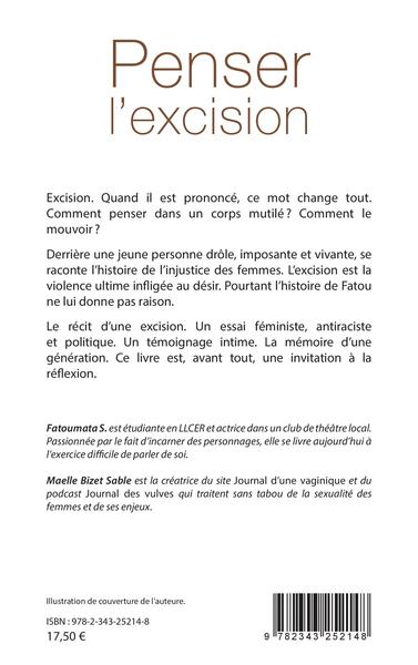 Penser l'excision (9782343252148-back-cover)