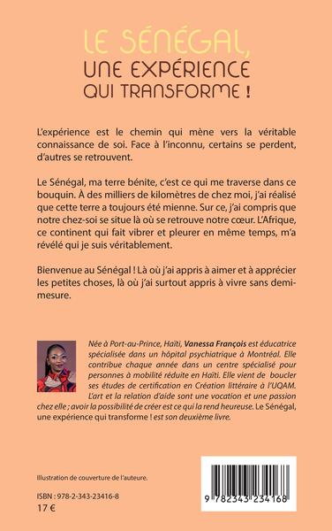 Le Sénégal, une expérience qui transforme ! (9782343234168-back-cover)