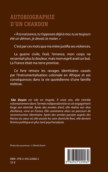 Autobiographie d'un chardon (9782343220062-back-cover)