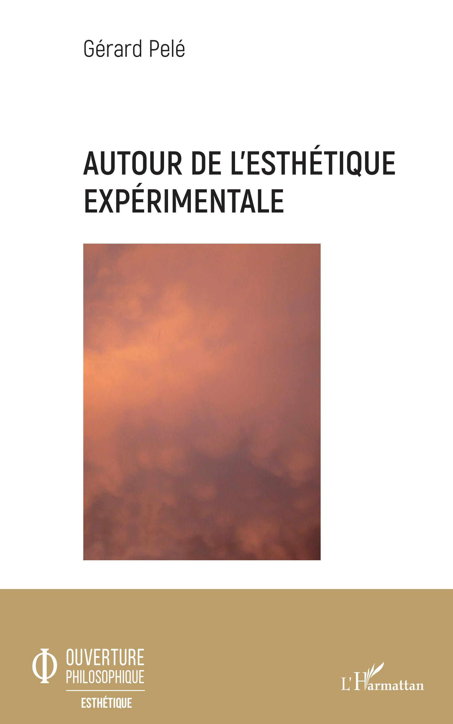 Autour de l'esthétique expérimentale (9782343200972-front-cover)