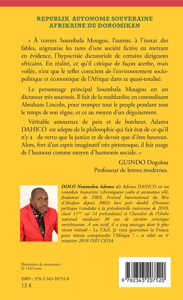Republik Autonome Souveraine Afrikaine du Doromikan, Sourire - Rire - Éclats de rire (9782343207520-back-cover)