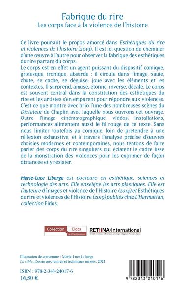 Fabrique du rire, Les corps face à la violence de l'histoire (9782343240176-back-cover)