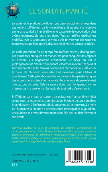 Le son d'humanité, Contributions géo-stratégiques vers une Afrique post-covid (9782343213118-back-cover)