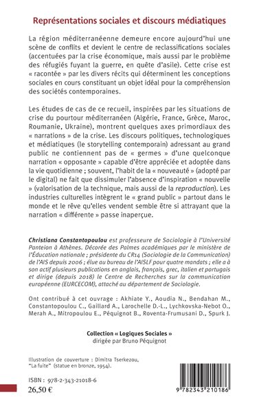 Représentations sociales et discours médiatiques, La "crise" comme narration contemporaine (9782343210186-back-cover)