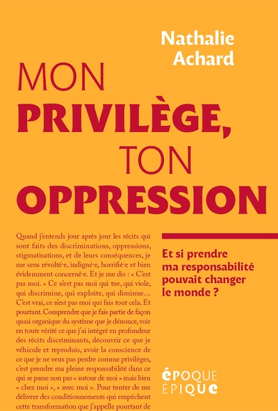 Mon privilège, ton oppression (9782501138680-front-cover)