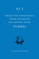 Principes essentiels pour éduquer les jeunes gens (9782251100067-front-cover)