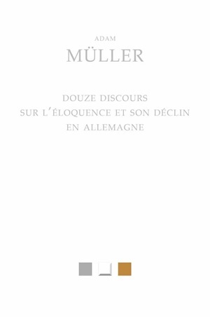 Douze discours sur l'éloquence et son déclin en Allemagne (9782251830117-front-cover)