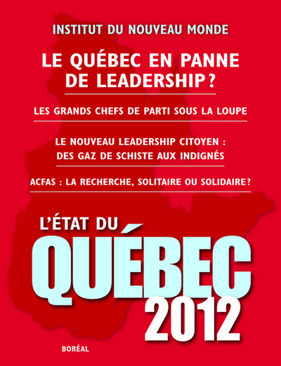 L'Etat du Québec 2012 (9782764621622-front-cover)