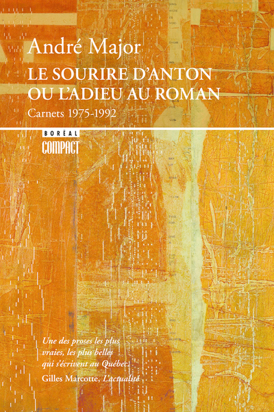 Le Sourire d'Anton ou l'adieu au roman. CARNET 1975-1992 (9782764621905-front-cover)