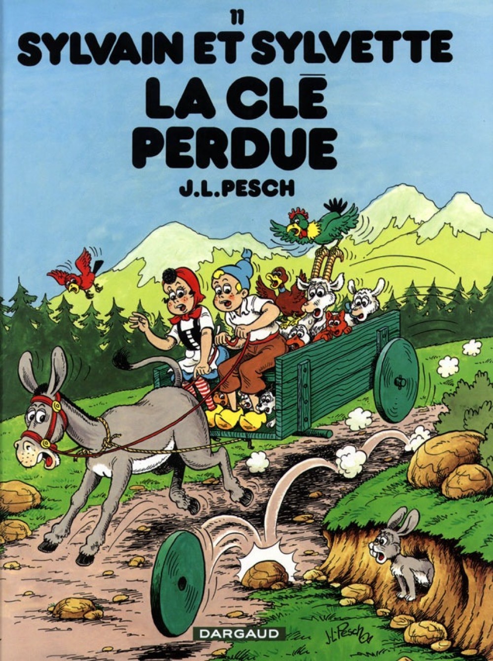 Sylvain et Sylvette - Tome 11 - La Clé perdue (9782205053845-front-cover)