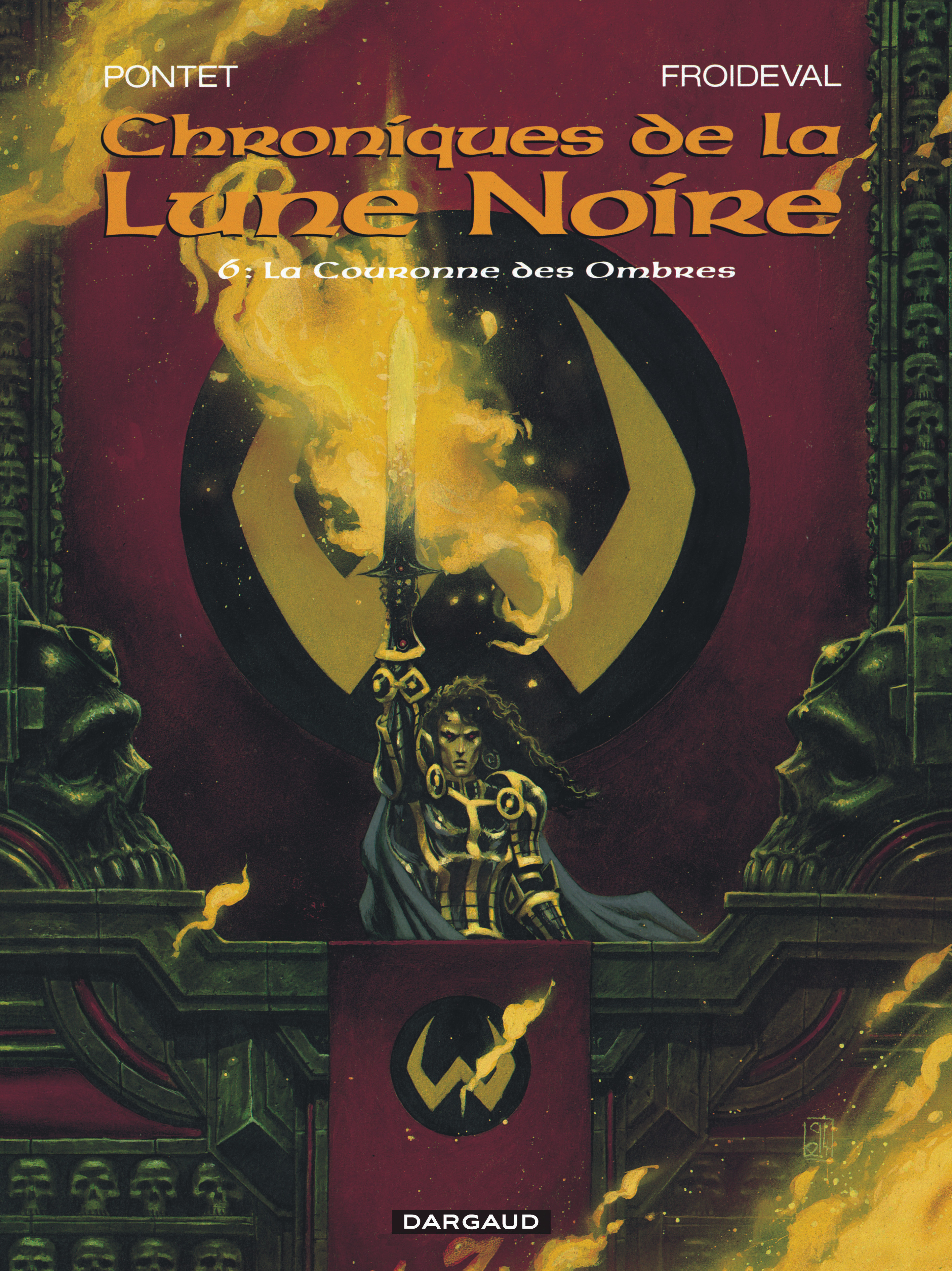 Les Chroniques de la Lune noire - Tome 6 - La Couronne des ombres (9782205042900-front-cover)