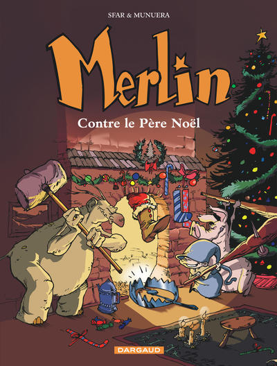 Merlin - Tome 2 - Merlin contre le père Noël (9782205049039-front-cover)