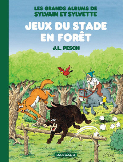 Les Grands Albums de Sylvain et Sylvette - Tome 2 - Jeux du stade en forêt (9782205069440-front-cover)