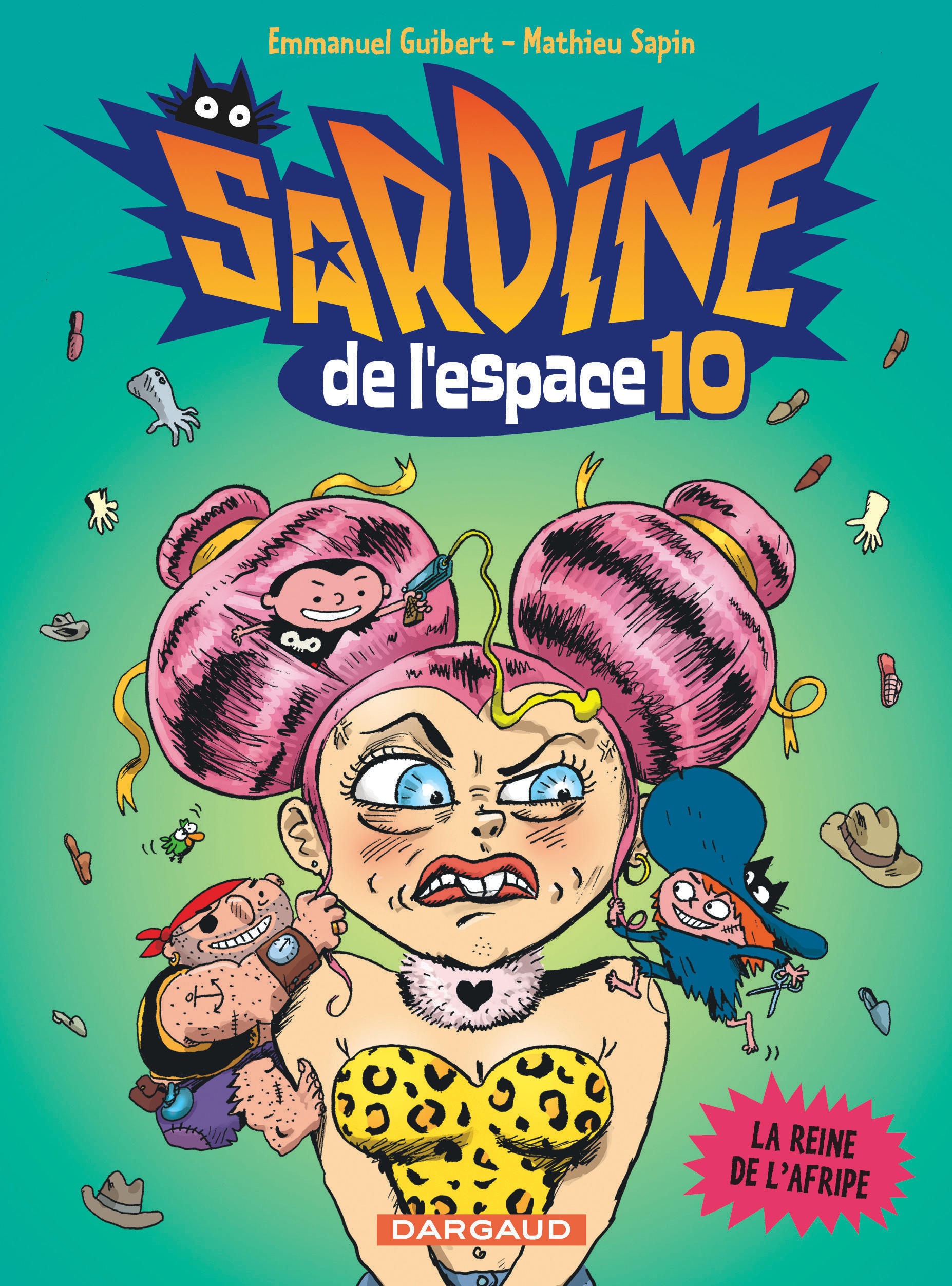 Sardine de l'espace - Tome 10 - La Reine de l'Afripe (9782205067187-front-cover)