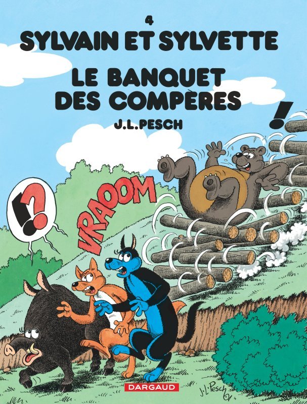 Sylvain et Sylvette - Tome 4 - Le Banquet des Compères (9782205056457-front-cover)