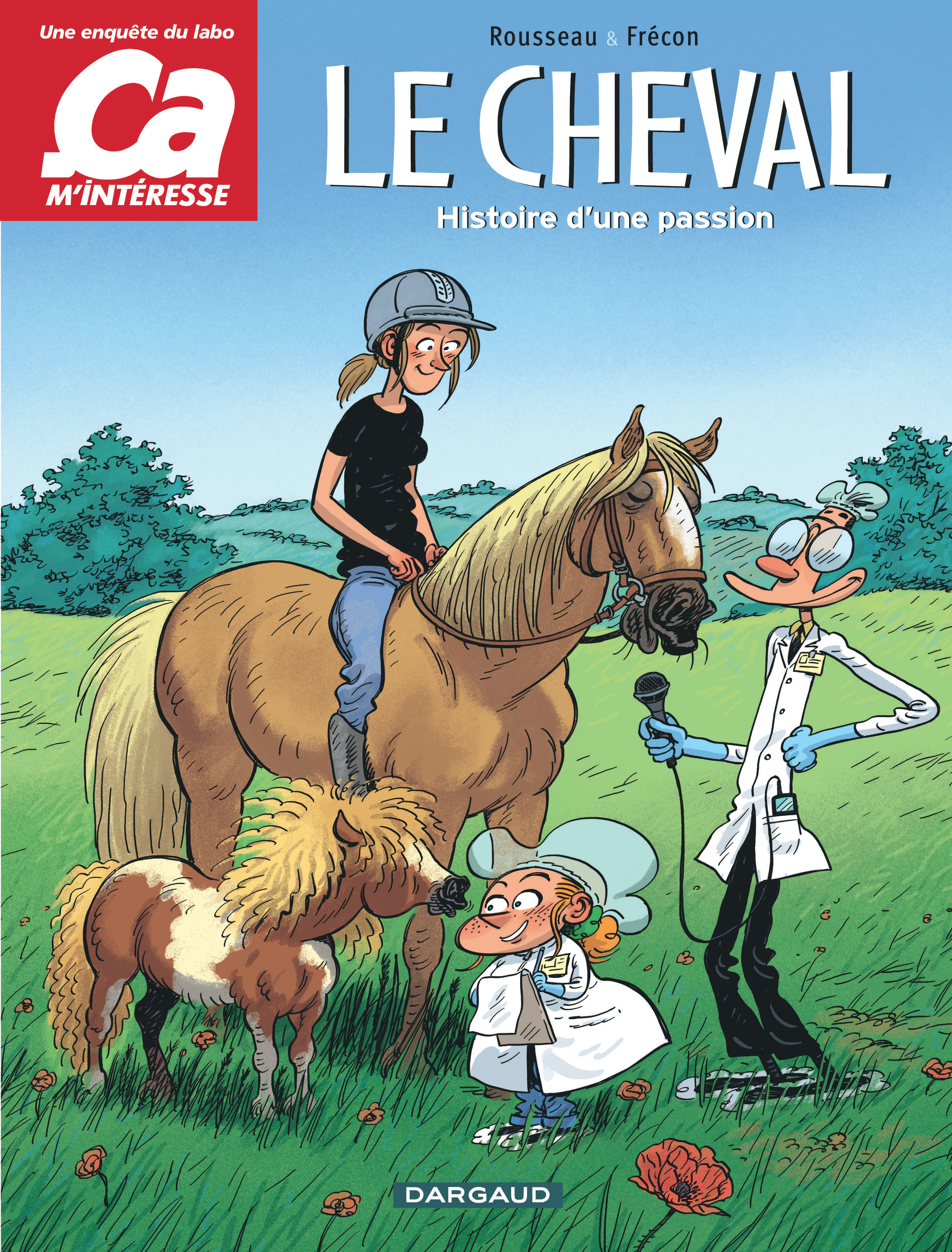 Ça m'intéresse - Tome 2 - Le Cheval (9782205070507-front-cover)