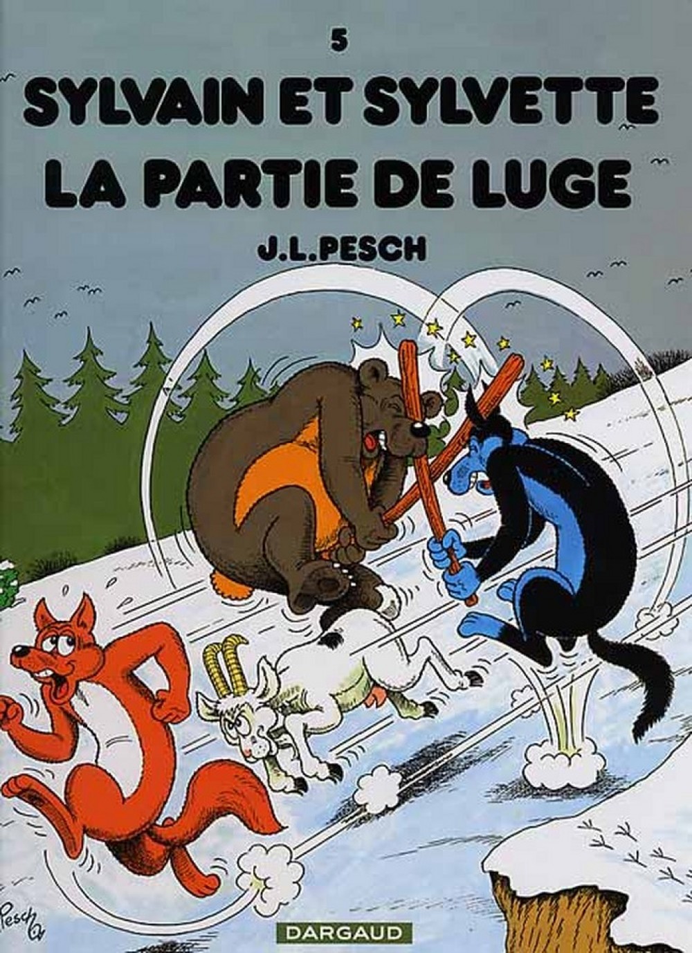 Sylvain et Sylvette - Tome 5 - La Partie de luge (9782205052824-front-cover)