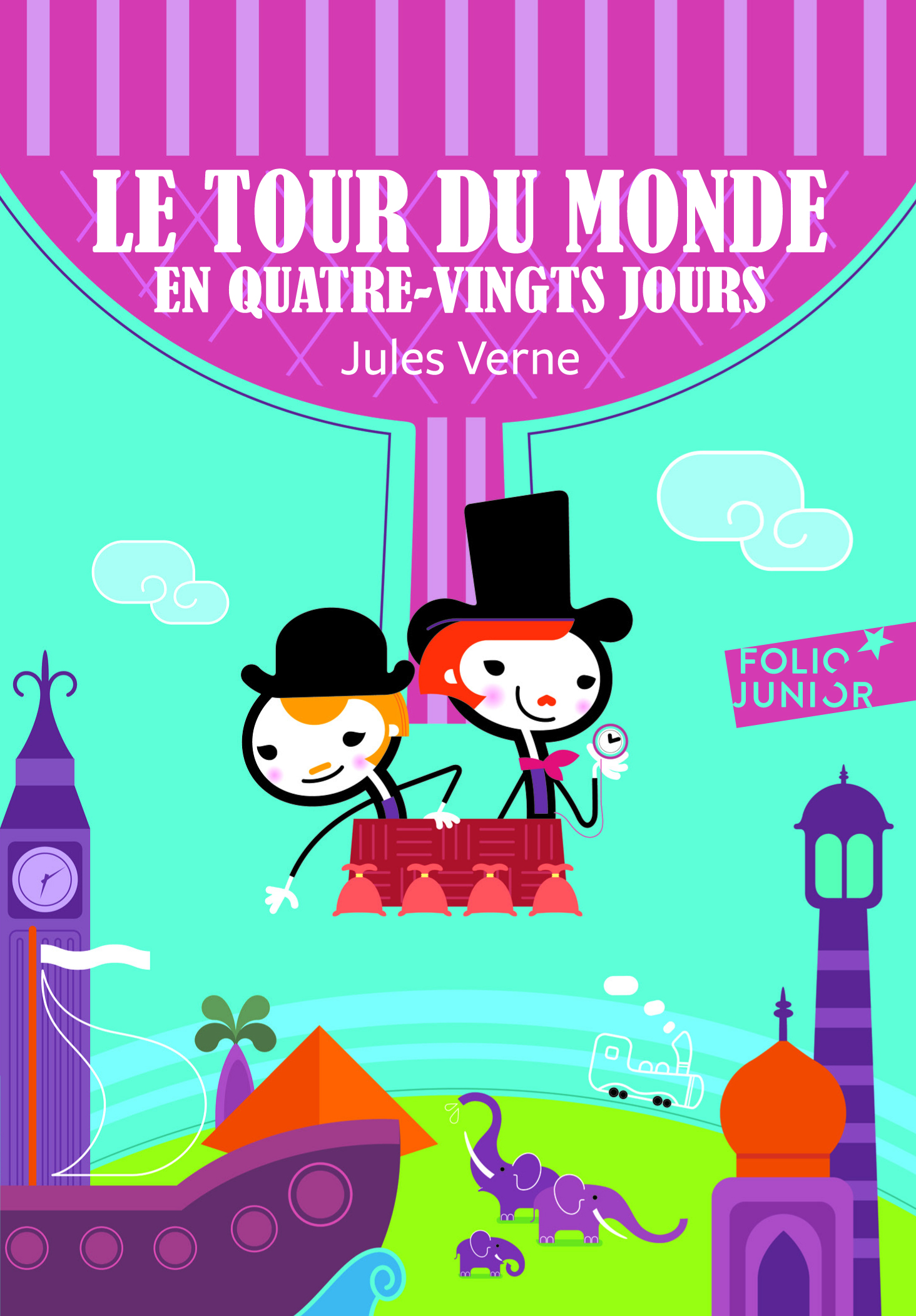 Le tour du monde en quatre-vingts jours (9782070577101-front-cover)