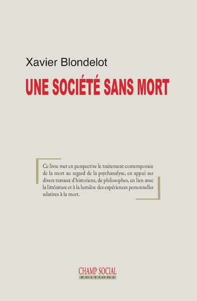 Une société sans mort, Les aléas de lÂ´amort (9791034605590-front-cover)