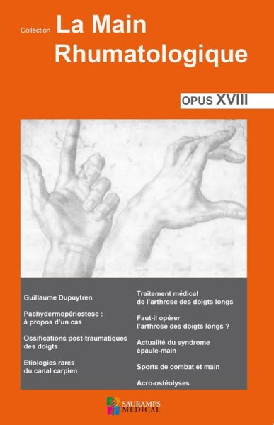 LA MAIN RHUMATOLOGIQUE. OPUS XVIII (9791030301410-front-cover)