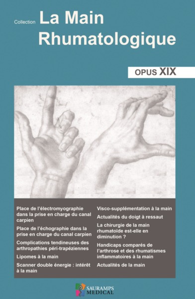 LA MAIN RHUMATOLOGIQUE. OPUS XIX (9791030301908-front-cover)